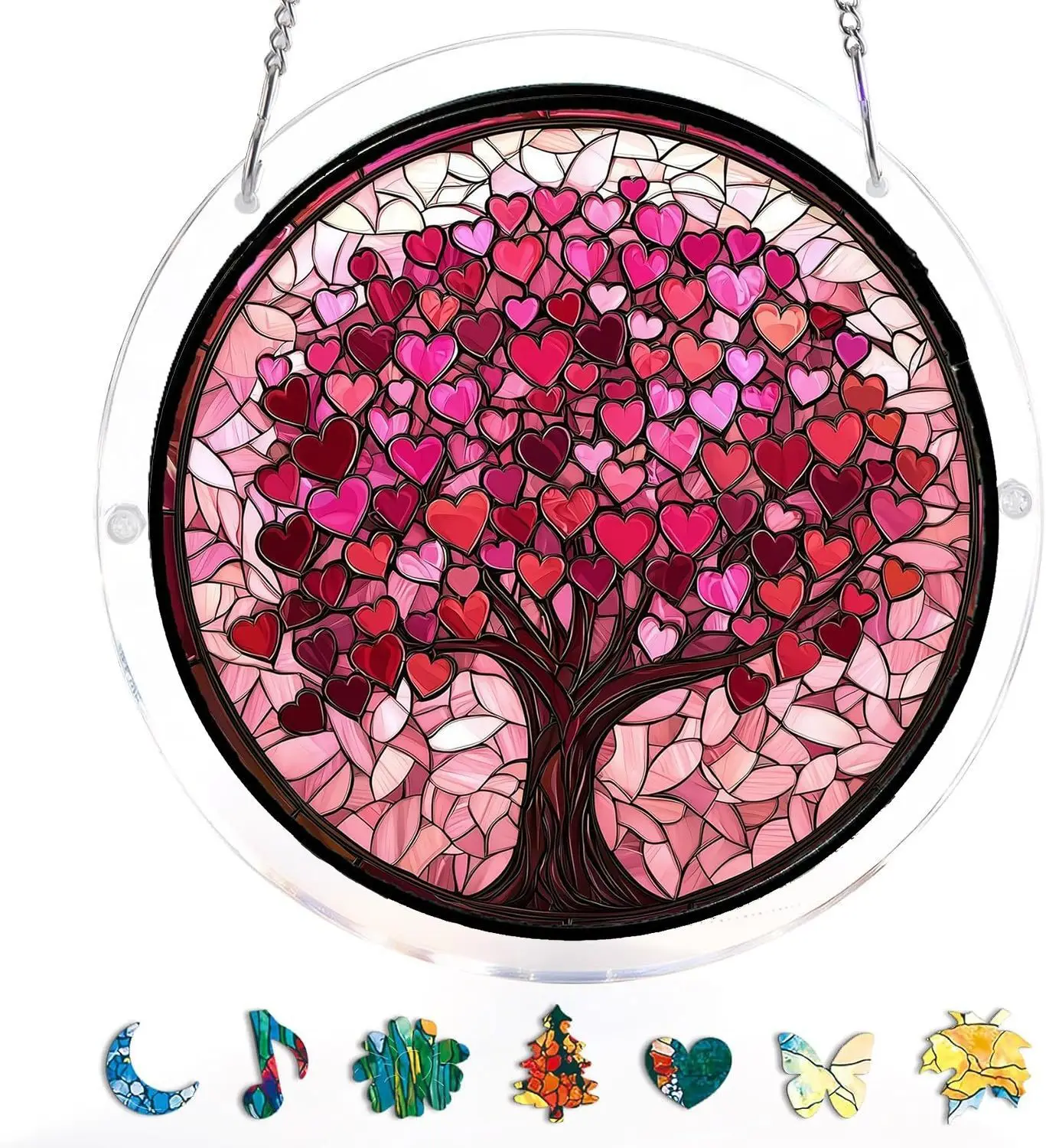 Acrylic Puzzle Suncatcher, Colorful Sun Catchers Suncatcher DIY Window Hanging Home Decor, Birthday Gift for Women Men Wife Mom
Acrylic Puzzle Suncatcher, Colorful Sun Catchers Suncatcher DIY Window Hanging Home Decor, Birthday Gift for Women Men Wife Mom