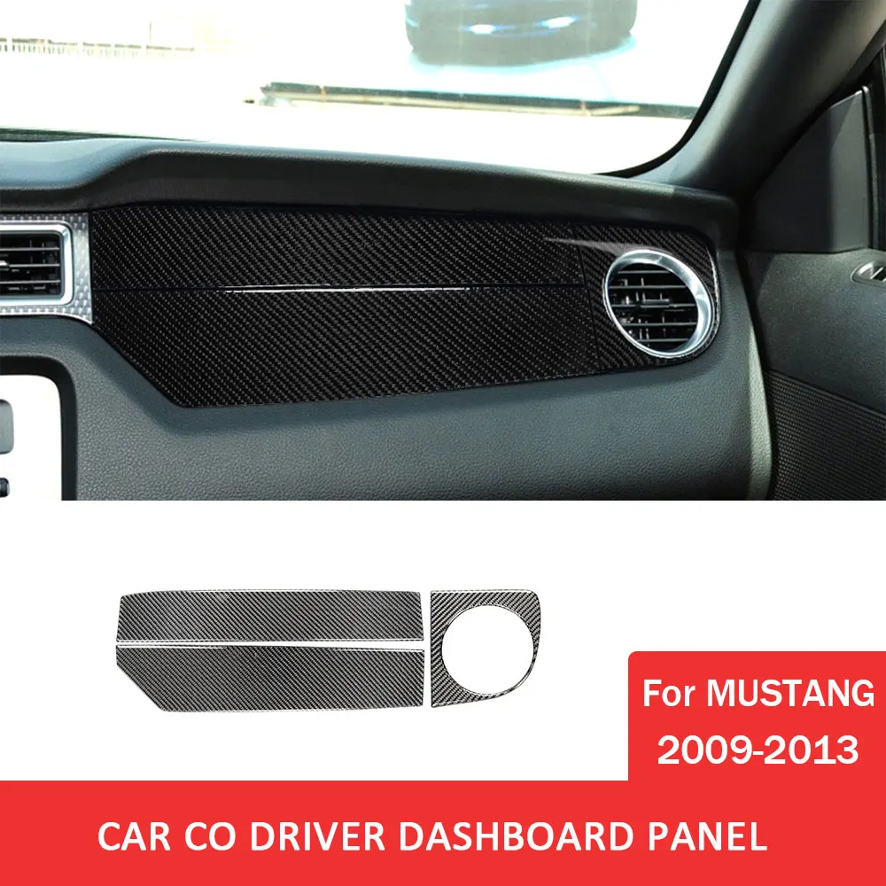 Carbon Fiber Car Co-Driver Dashboard Panel Trim Sticker for Ford Mustang 2009-2013 Decor Cover Automobile Interior Accessories
Carbon Fiber Car Co-Driver Dashboard Panel Trim Sticker for Ford Mustang 2009-2013 Decor Cover Automobile Interior Accessories