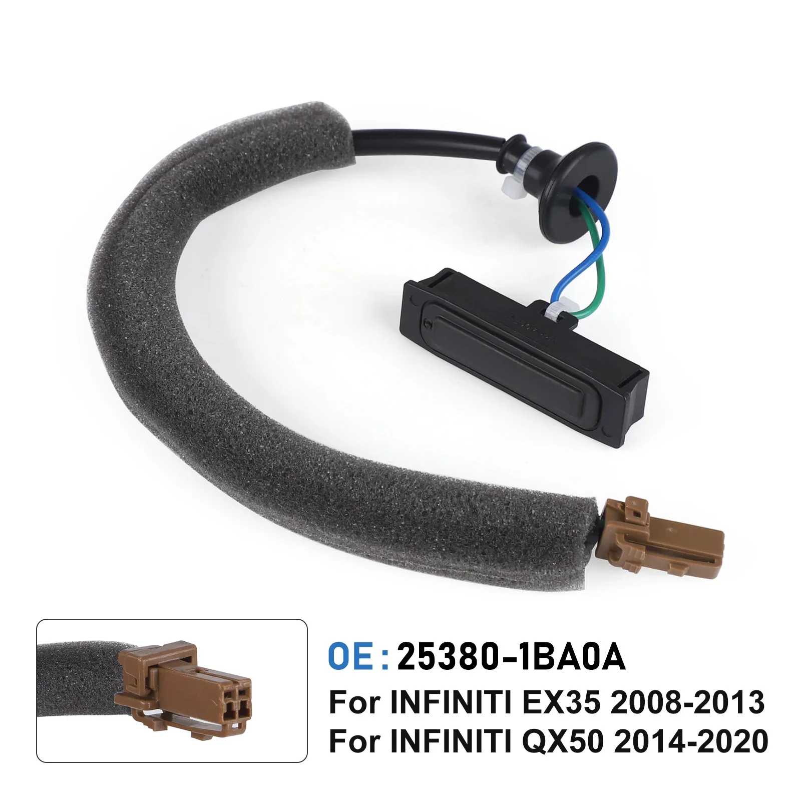 Liftgate Release Switch Assy-Trunk Opener For Nissan INFINITI EX35 2008-2013 INFINITI QX50 25380-1BA0A Rear Door Button
Liftgate Release Switch Assy-Trunk Opener For Nissan INFINITI EX35 2008-2013 INFINITI QX50 25380-1BA0A Rear Door Button