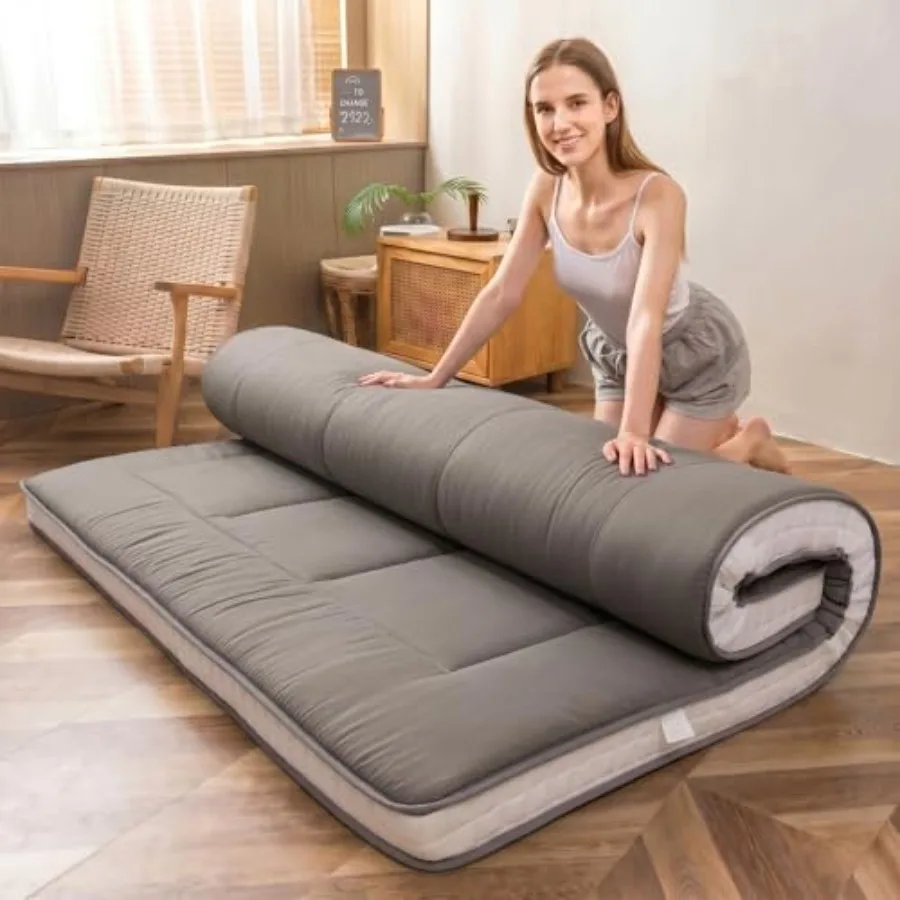 Mattress Floor Futon Mattress Narrow Futon Single Futon for Adults Foldable Roll Up Mat for Dark Grey
Mattress Floor Futon Mattress Narrow Futon Single Futon for Adults Foldable Roll Up Mat for Dark Grey