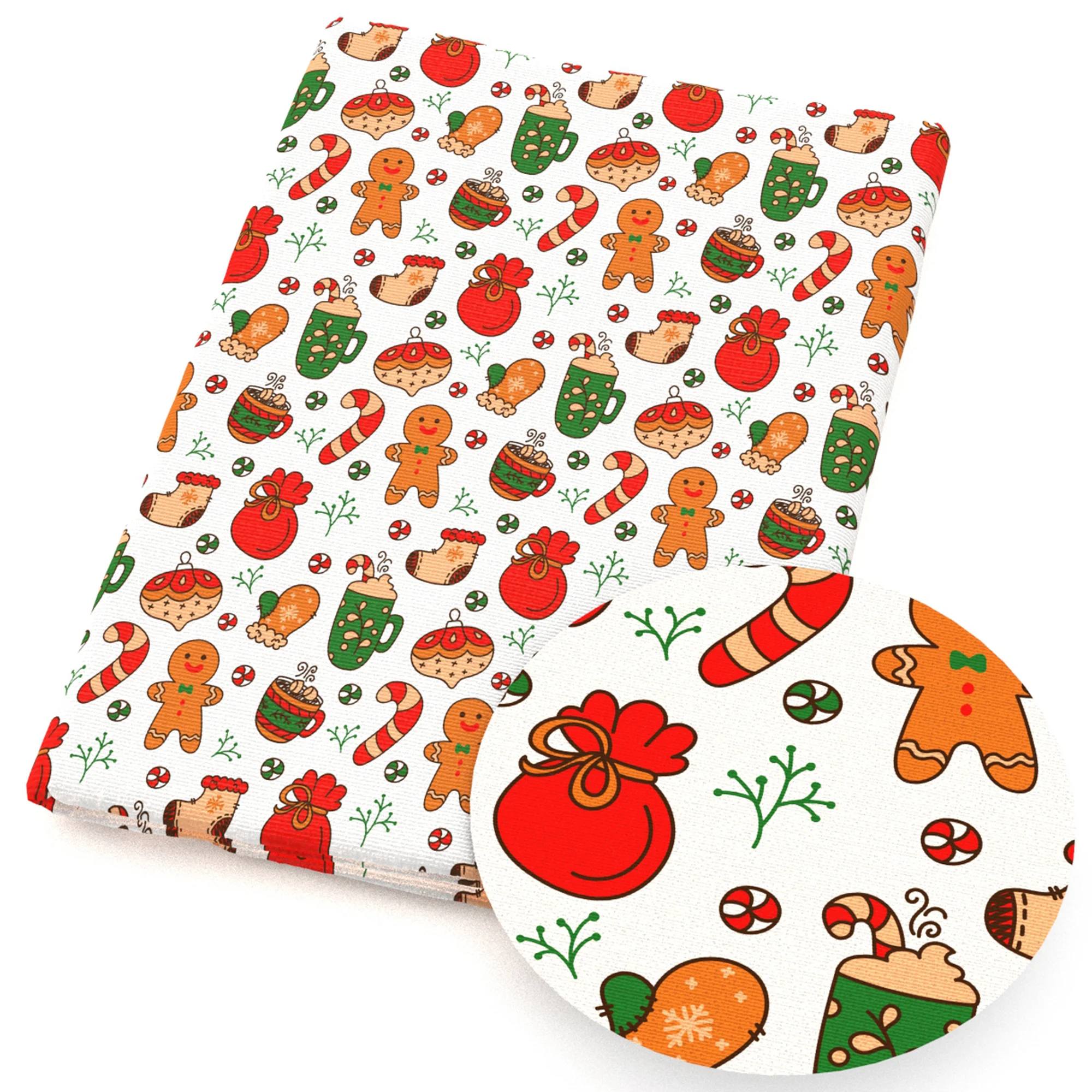 50*145cm Christmas Series Printed Polyester Cotton Fabric For Tissue Sewing Quilting Fabrics Needlework Material DIY Handmade
50*145cm Christmas Series Printed Polyester Cotton Fabric For Tissue Sewing Quilting Fabrics Needlework Material DIY Handmade