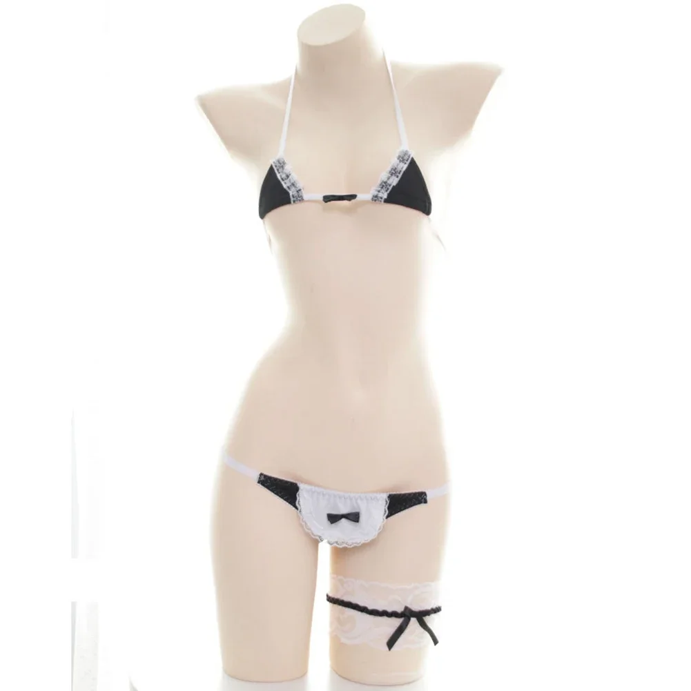 Bandage Cute Bikini Set Japanese Maid Cosplay Brazilian Underwear Women Mini Swimwear Attractive Women Clothes Bathing Sweet
Bandage Cute Bikini Set Japanese Maid Cosplay Brazilian Underwear Women Mini Swimwear Attractive Women Clothes Bathing Sweet
