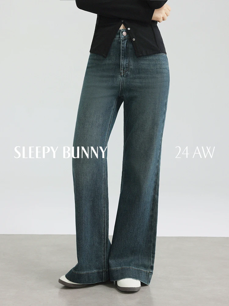Vintage Washed High Waist Flared Jeans for Women Autumn Casual Slimming Long Pants Retro Wide Leg Bell Bottom Denim Trousers
Vintage Washed High Waist Flared Jeans for Women Autumn Casual Slimming Long Pants Retro Wide Leg Bell Bottom Denim Trousers