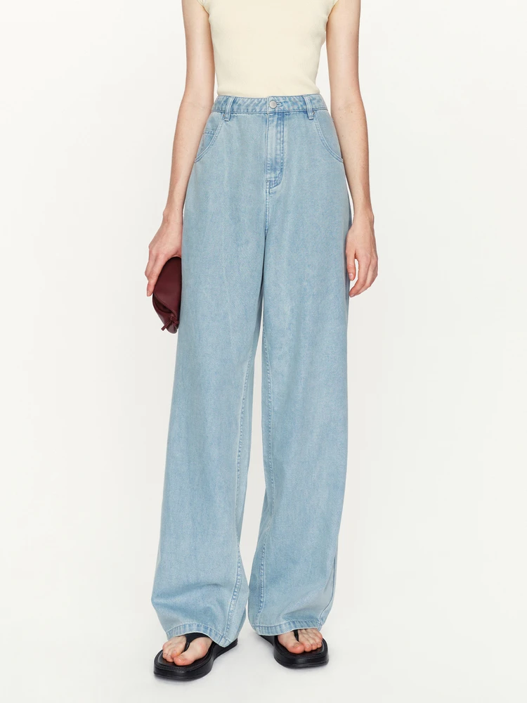 Marllen Удобные дышащие широкие джинсы Классические светло-голубые прямые утягивающие женские повседневные однотонные джинсы
Marllen Удобные дышащие широкие джинсы Классические светло-голубые прямые утягивающие женские повседневные однотонные джинсы