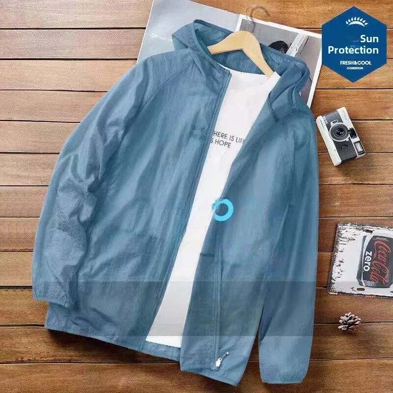 Ultra-Thin Ice-Silk Hooded Men's Summer Workwear Quick-Drying Breathable Large Size Outdoor Sun Protection Clothing
Ultra-Thin Ice-Silk Hooded Men's Summer Workwear Quick-Drying Breathable Large Size Outdoor Sun Protection Clothing