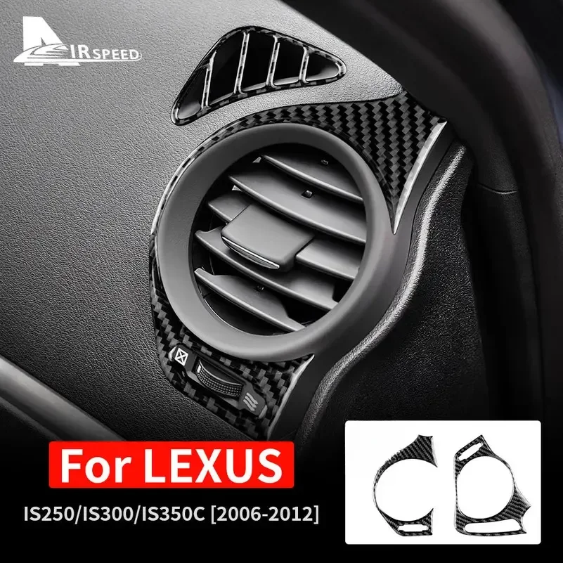 Carbon Fiber Car Air Conditioning Vent Outlet Trim Decoration Stickers For Lexus IS250 300 350C 2006-2012 Interior Accessories
Carbon Fiber Car Air Conditioning Vent Outlet Trim Decoration Stickers For Lexus IS250 300 350C 2006-2012 Interior Accessories