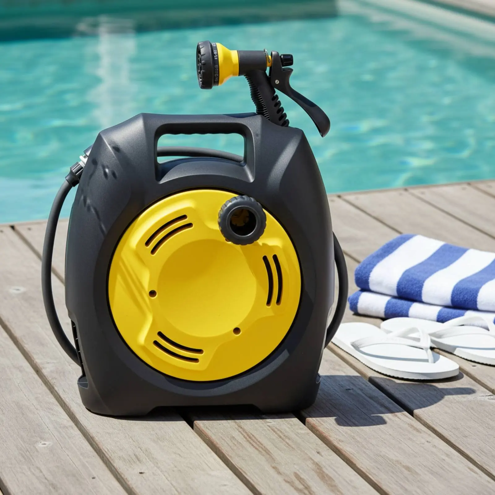 Mini Hose Reel Lightweight Portable Hose Carrier Tool No-Tool-Needed Assembly Strong Pressure Resistant for Yard
Mini Hose Reel Lightweight Portable Hose Carrier Tool No-Tool-Needed Assembly Strong Pressure Resistant for Yard