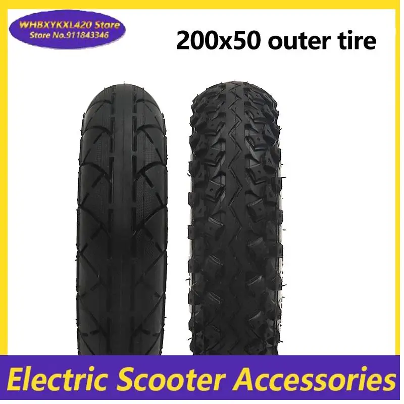 Off-road Tire 200x50 Inner Tube Outer Tyre for 8 Inch Electric Scooter Front and Rear Pneumatic Wheel Accessories
Off-road Tire 200x50 Inner Tube Outer Tyre for 8 Inch Electric Scooter Front and Rear Pneumatic Wheel Accessories
