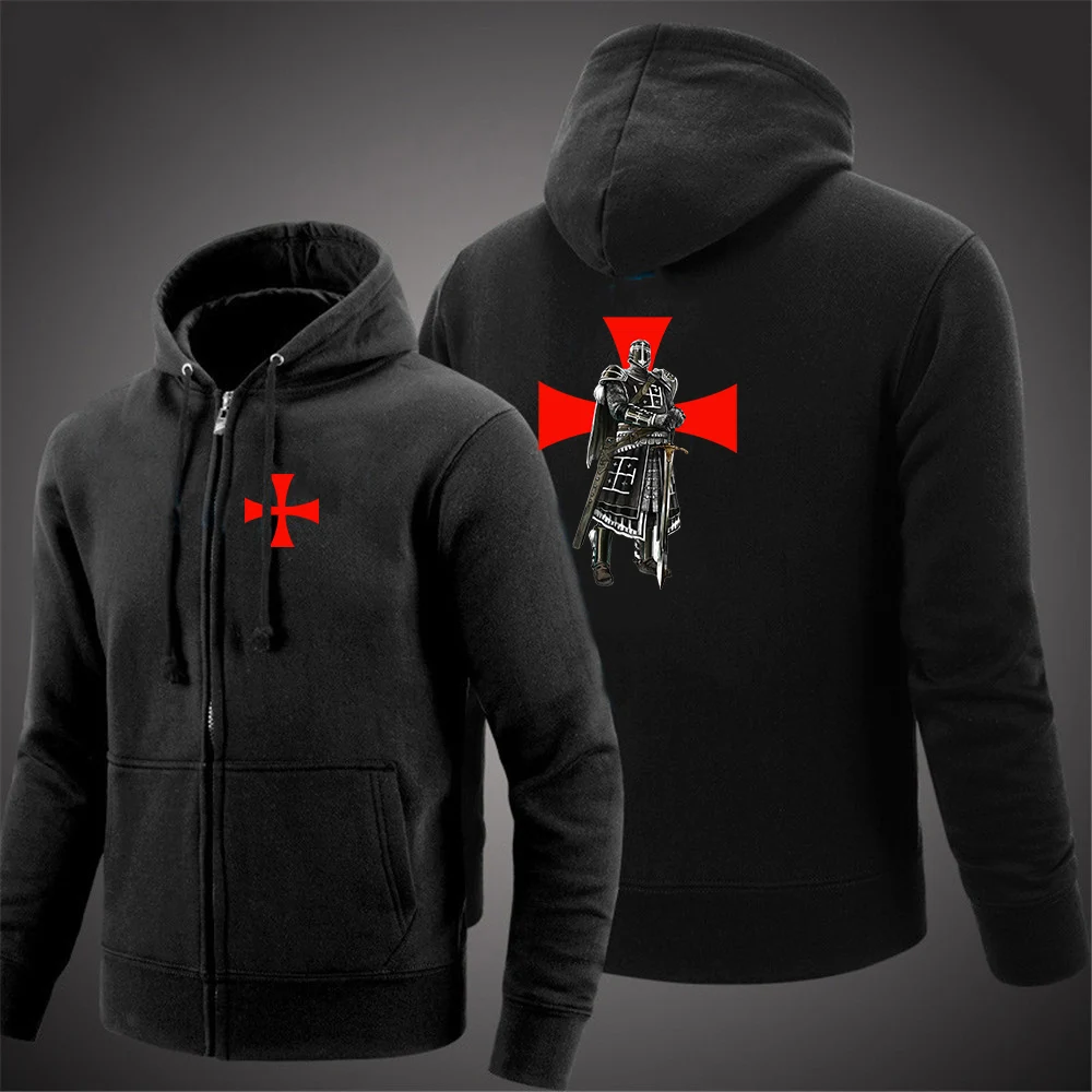 Tessffel Knights Templar Men Fashion Hoodies Spring Autumn Solid Color Zipper Pullover Coat Comfortable Harajuku Top Sweatshirts
Tessffel Knights Templar Men Fashion Hoodies Spring Autumn Solid Color Zipper Pullover Coat Comfortable Harajuku Top Sweatshirts