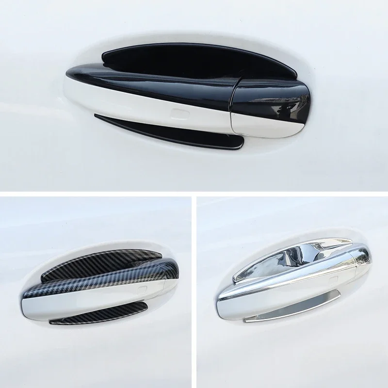 Silver Chrome Exterior Door Handle Cover Trim Cap Kit LHD Fit for Mercedes Benz CLA/A-class/C-class/E-class/GLC/GLB
Silver Chrome Exterior Door Handle Cover Trim Cap Kit LHD Fit for Mercedes Benz CLA/A-class/C-class/E-class/GLC/GLB