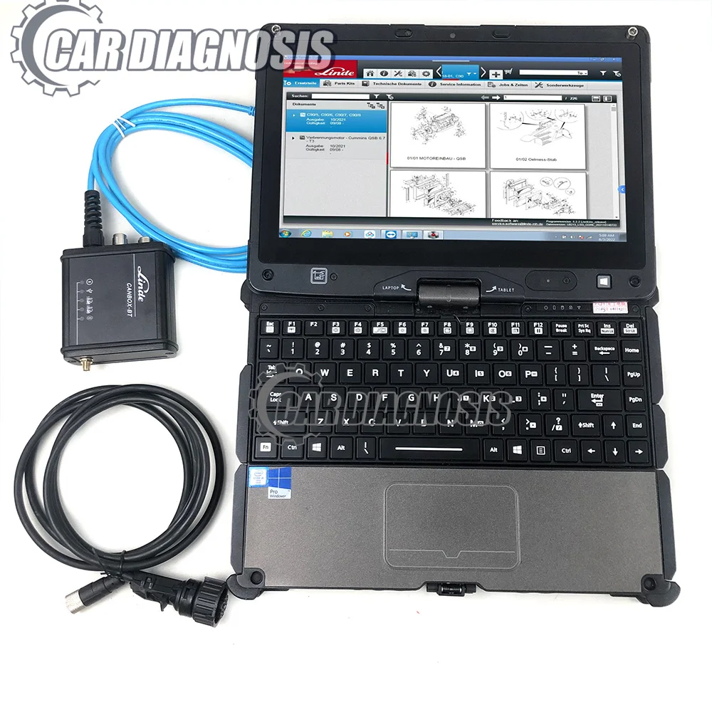 Getac V100 Laptop for Linde BT canbox usb for linde forklift TRUCK LSG diagnostic tool Pathfinder Electric CANBOX
Getac V100 Laptop for Linde BT canbox usb for linde forklift TRUCK LSG diagnostic tool Pathfinder Electric CANBOX