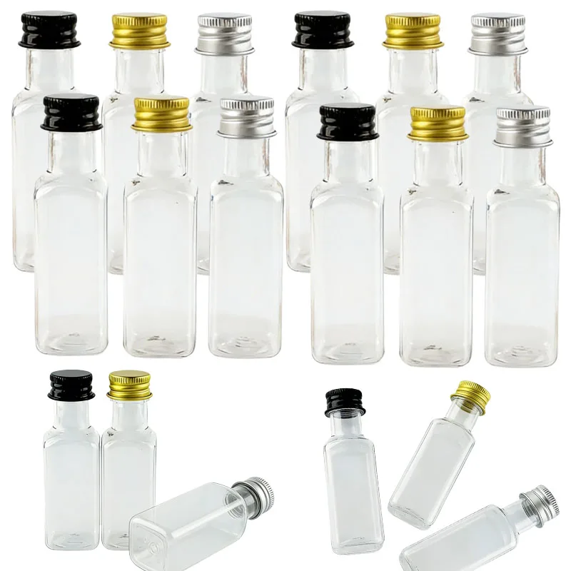 30/50/100Pcs 25-50ml Mini Portable Empty Clear Plastic Liquor Bottle Reusable Square Container For Favors Partie Weddings Favor
30/50/100Pcs 25-50ml Mini Portable Empty Clear Plastic Liquor Bottle Reusable Square Container For Favors Partie Weddings Favor