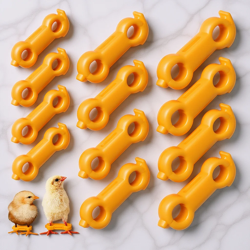 12Pcs Chick Splay Leg Brace Hobble Band Alignment Support Device for Birds Stability Correction Tool Supply
12Pcs Chick Splay Leg Brace Hobble Band Alignment Support Device for Birds Stability Correction Tool Supply