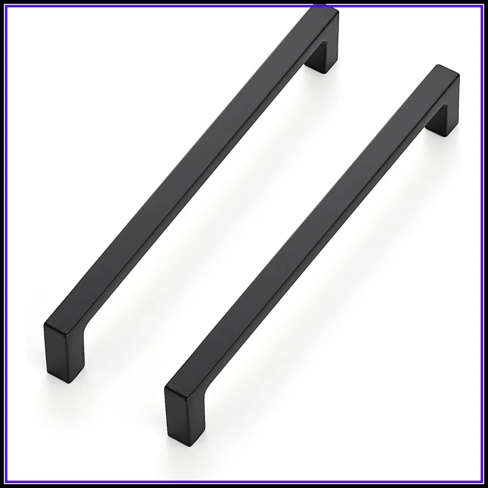30 Pack 6-1/4 Inch Square Cabinet Pulls Matte Black Kitchen Drawer Handles Hardware
30 Pack 6-1/4 Inch Square Cabinet Pulls Matte Black Kitchen Drawer Handles Hardware