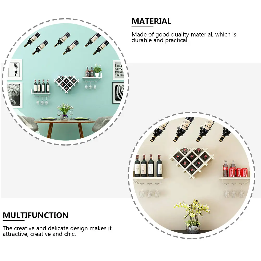 Wall Rack Bottle Display Shelf Iron Holder Hollow Design Home Bar Storage Solution Modern Kitchen Accessories Stylish
Wall Rack Bottle Display Shelf Iron Holder Hollow Design Home Bar Storage Solution Modern Kitchen Accessories Stylish