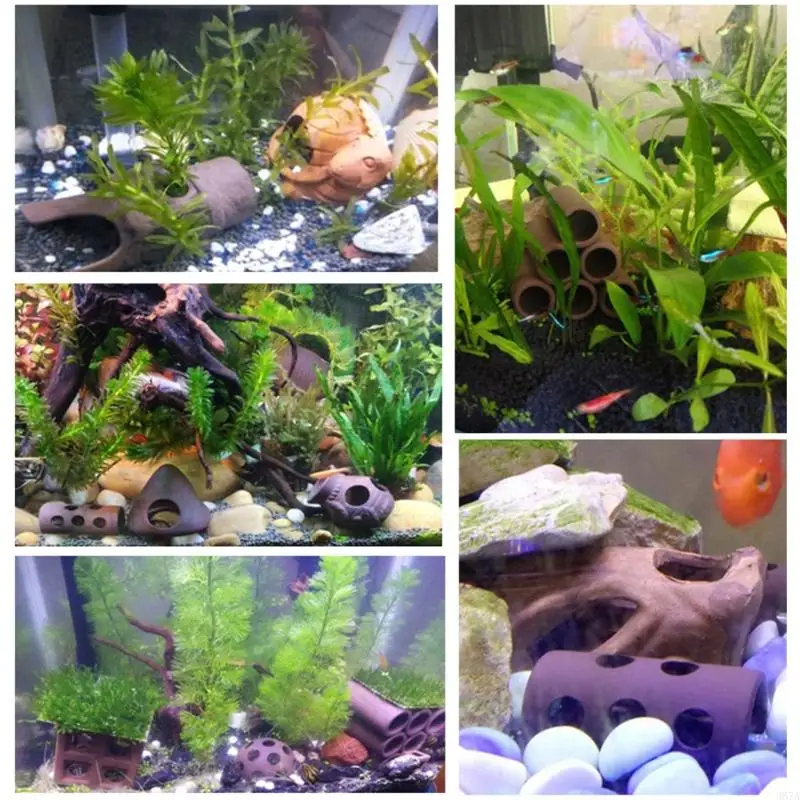 367A Aquarium Decoration Tube Cave with Holes Betta House Shrimp Hideout Ceramic Ornaments Fish Tanks Landscape Accessory
367A Aquarium Decoration Tube Cave with Holes Betta House Shrimp Hideout Ceramic Ornaments Fish Tanks Landscape Accessory
