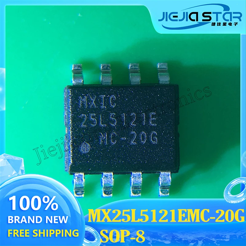 MX25L5121EMC-20G Марка детали 25L5121E 100% абсолютно новый и оригинальный 512Kbits 64K чип памяти IC электроники
MX25L5121EMC-20G Марка детали 25L5121E 100% абсолютно новый и оригинальный 512Kbits 64K чип памяти IC электроники