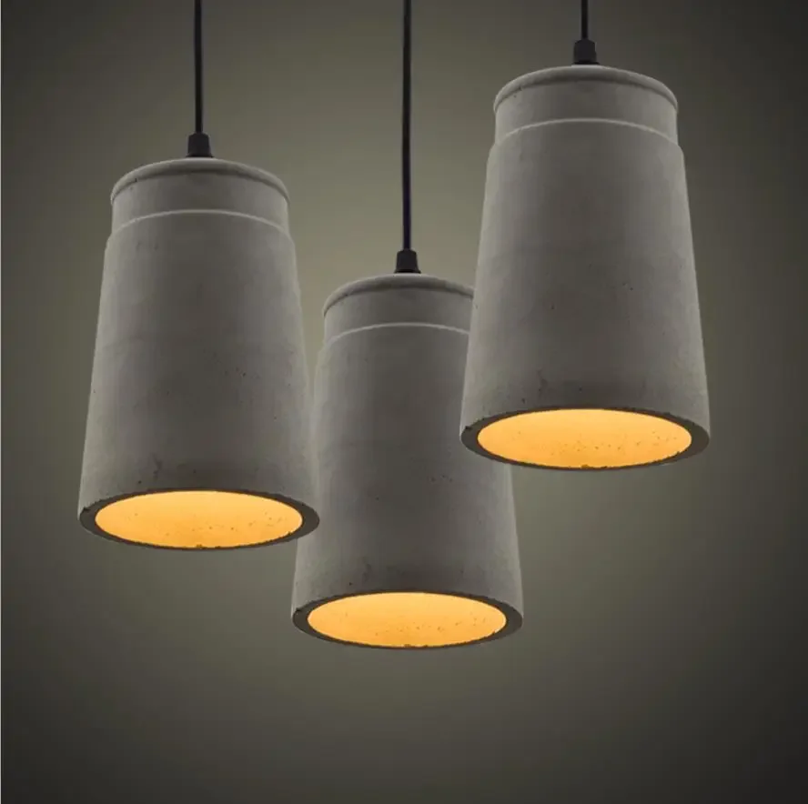 Cafe American retro creative dining room Pendant Lamp bar chandelier modern personality concrete Chandelier
Cafe American retro creative dining room Pendant Lamp bar chandelier modern personality concrete Chandelier