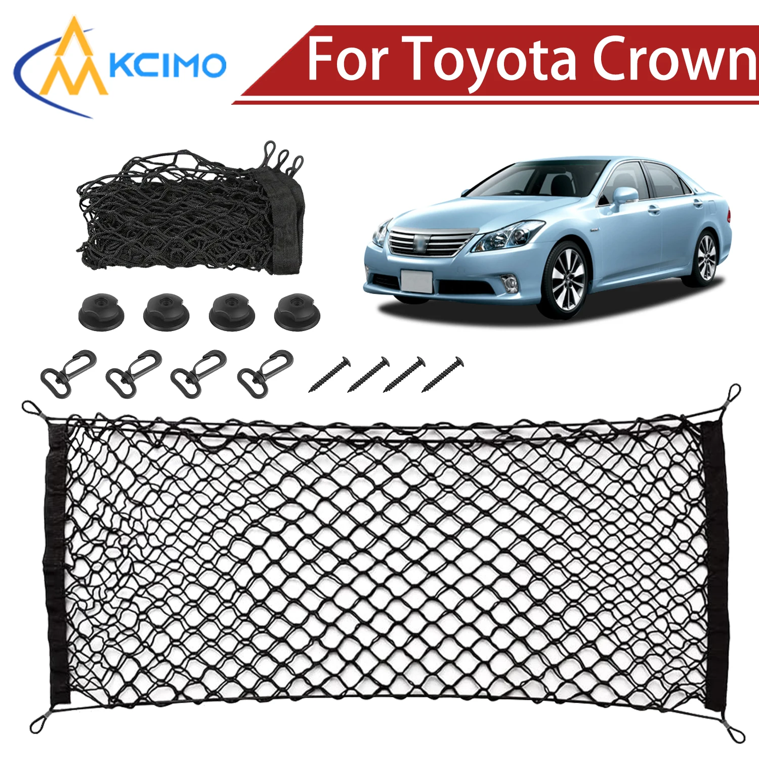 For Toyota Crown 1995-2025 Cargo Net Trunk Organizer, Elastic Mesh Storage Net Car Accessories Storage Belt Hook
For Toyota Crown 1995-2025 Cargo Net Trunk Organizer, Elastic Mesh Storage Net Car Accessories Storage Belt Hook
