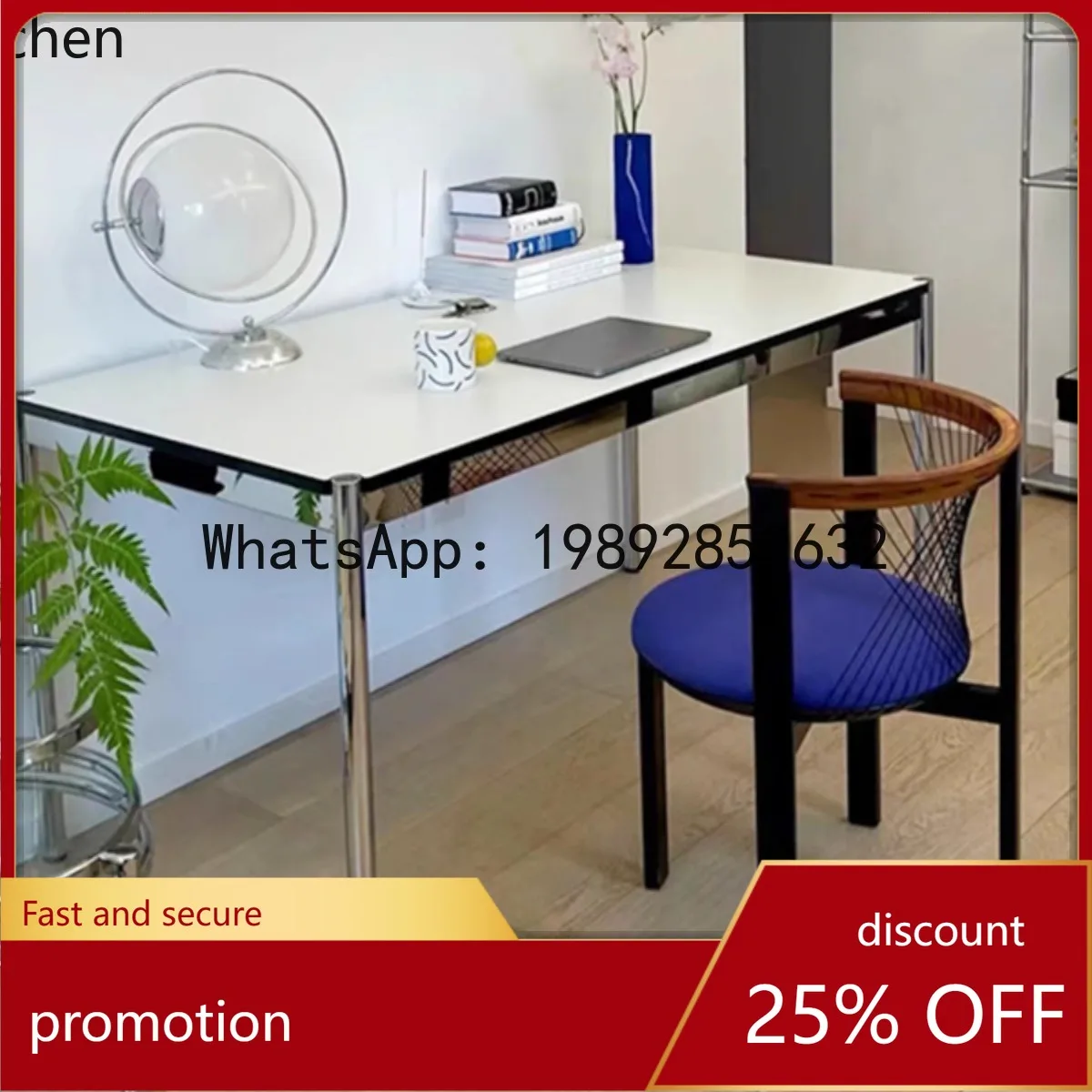 Средневековый компьютерный стол YFY с ножками из нержавеющей стали, прямоугольный конференц-стол в минималистичном стиле.
Средневековый компьютерный стол YFY с ножками из нержавеющей стали, прямоугольный конференц-стол в минималистичном стиле.