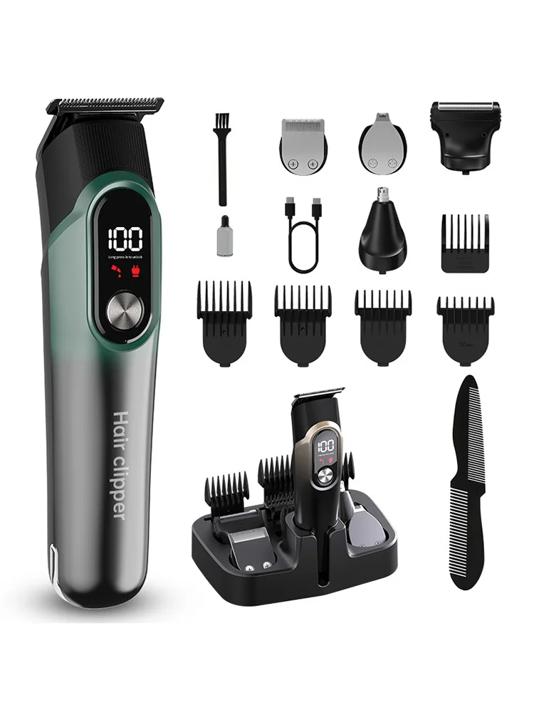 Новая машинка для стрижки волос 5 в 1 с цифровым дисплеем, электрическая, с регулируемой головкой для бритья и многофункциональной насадкой для гравировки, 2026 год
Новая машинка для стрижки волос 5 в 1 с цифровым дисплеем, электрическая, с регулируемой головкой для бритья и многофункциональной насадкой для гравировки, 2026 год