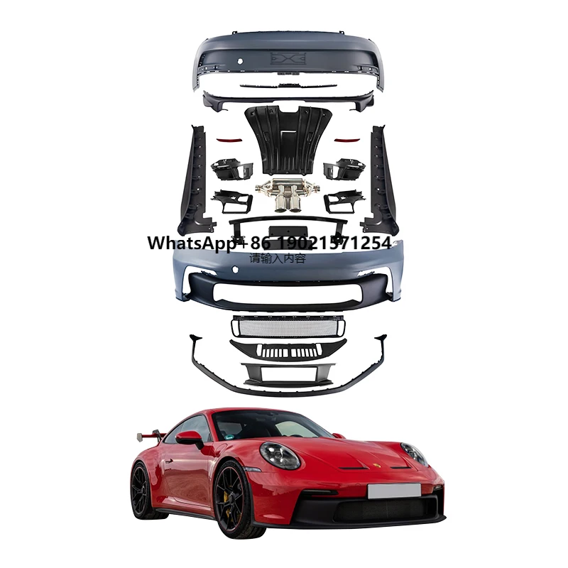 Комплект кузова переднего бампера Porsche 911 GT3 2020-2024 с вырезами противотуманных фар 992 Литая решетка автомобиля для 992 GT3
Комплект кузова переднего бампера Porsche 911 GT3 2020-2024 с вырезами противотуманных фар 992 Литая решетка автомобиля для 992 GT3
