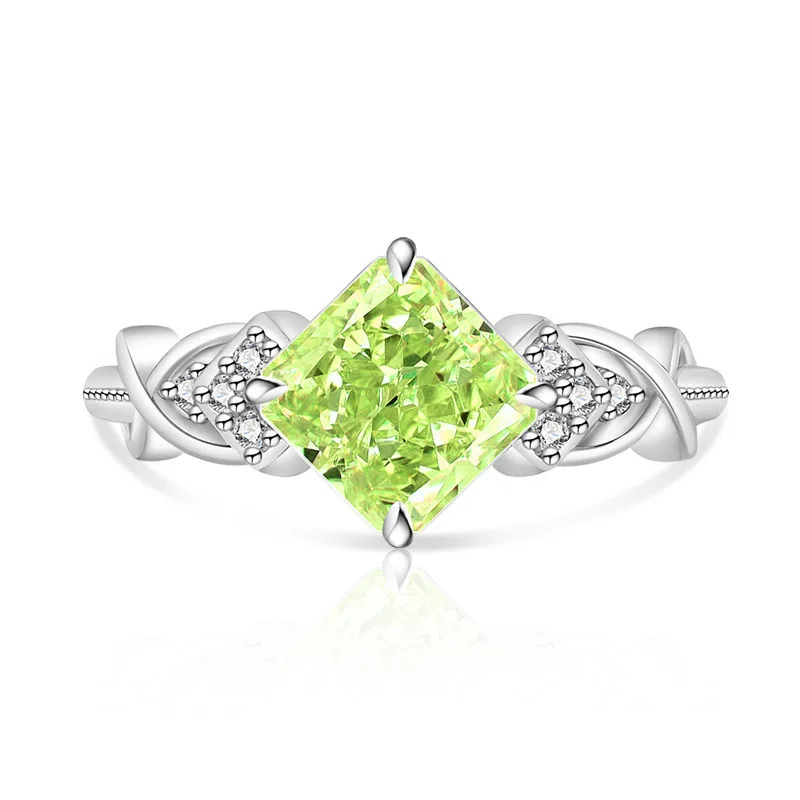 Кольца из стерлингового серебра 925 пробы с ромбовидным узором и высокоуглеродистыми бриллиантами, элегантные женские украшения
Кольца из стерлингового серебра 925 пробы с ромбовидным узором и высокоуглеродистыми бриллиантами, элегантные женские украшения