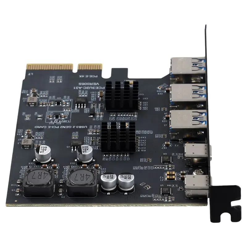 A46M-USB3.2 Expansion Card GEN2 10Gbps PCI-E 4X Adapter Card Portable TYPE-C Type-A Dual Chip Board
A46M-USB3.2 Expansion Card GEN2 10Gbps PCI-E 4X Adapter Card Portable TYPE-C Type-A Dual Chip Board