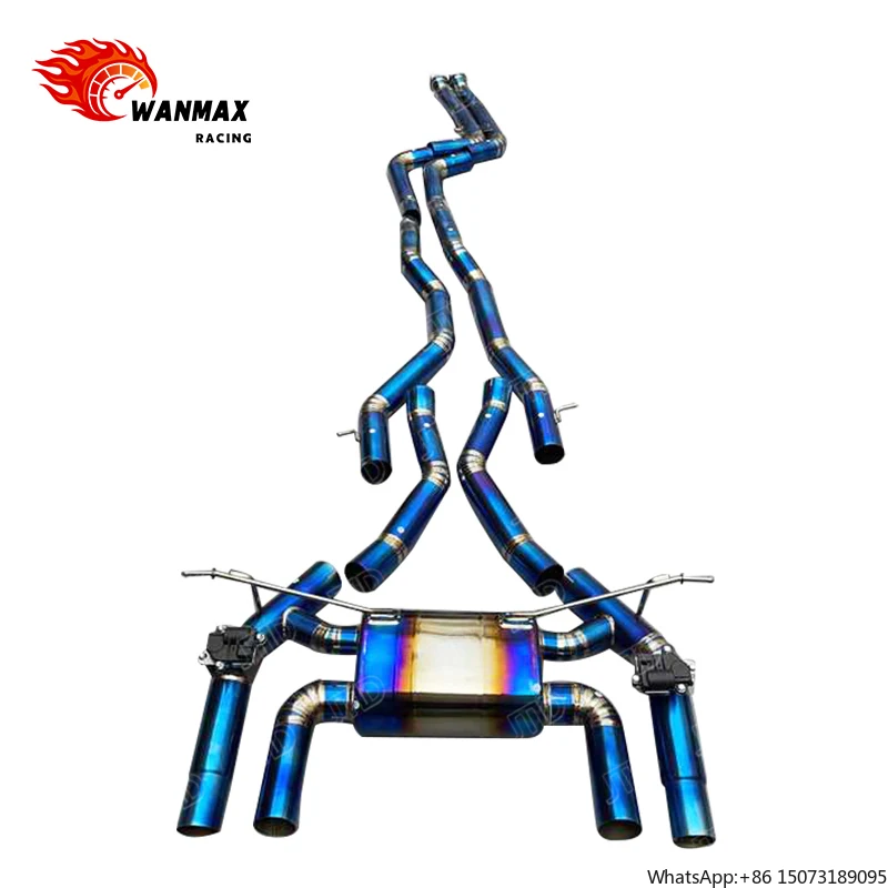 High Performance Titanium Alloy Exhaust Catback System for 2014-2020 F8X M3 M4 S55 3.0L I6 Twin Turbo Engine
High Performance Titanium Alloy Exhaust Catback System for 2014-2020 F8X M3 M4 S55 3.0L I6 Twin Turbo Engine