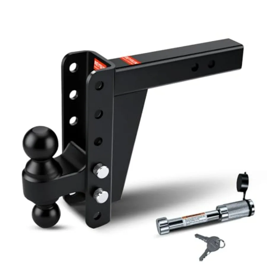 Регулируемое крепление для прицепа с двумя шаровыми опорами 2-дюймового и 2,5/16-дюймового размеров для 2-дюймового фаркопа, усиленные буксировочные крюки с длиной 8 дюймов
Регулируемое крепление для прицепа с двумя шаровыми опорами 2-дюймового и 2,5/16-дюймового размеров для 2-дюймового фаркопа, усиленные буксировочные крюки с длиной 8 дюймов