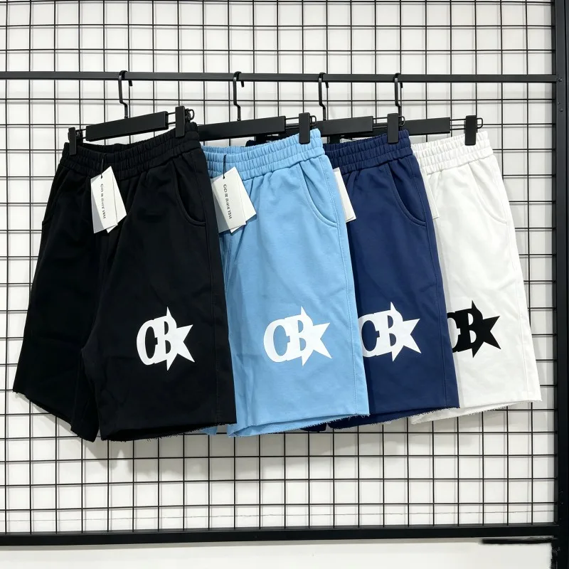 Letter Star Print Logo CB Shorts Summer Casual Cut Edge Sport Five Quarter Pants Men Women Drawstring Elastic Waist Terry Shorts
Letter Star Print Logo CB Shorts Summer Casual Cut Edge Sport Five Quarter Pants Men Women Drawstring Elastic Waist Terry Shorts