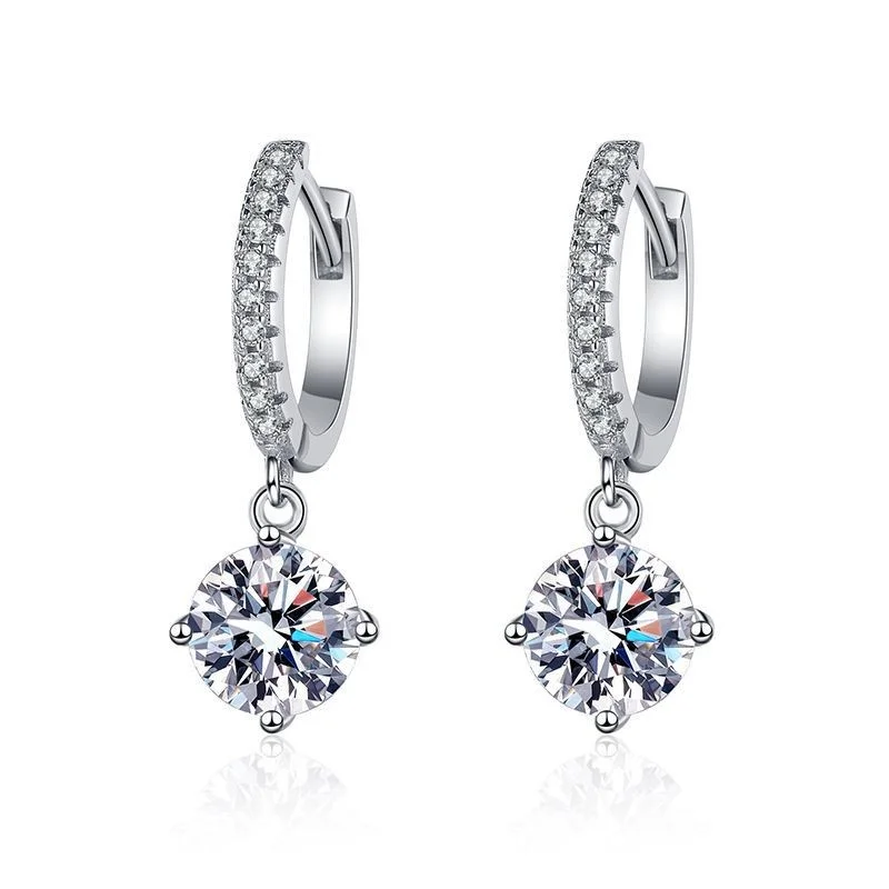E045 Lefei Fashion Trendy Diamond-set Classic Moissanite 4 Paws Round Dangle Earring Women S925 Sterling Silver Party Jewelry
E045 Lefei Fashion Trendy Diamond-set Classic Moissanite 4 Paws Round Dangle Earring Women S925 Sterling Silver Party Jewelry