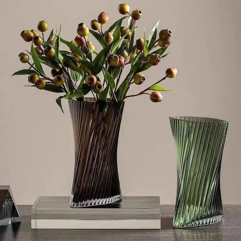 2025 New Nordic Modern Minimalist Home Living-Room Decor Vertical Stripe Glass Vase High-End Entryway Sophisticated Decors
2025 New Nordic Modern Minimalist Home Living-Room Decor Vertical Stripe Glass Vase High-End Entryway Sophisticated Decors
