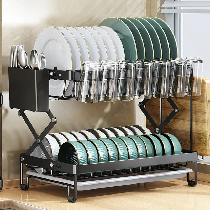 Firm Kitchen, tableware, drain rack, dish storage rack, foldable household countertop, bowl rack, shelf
Firm Kitchen, tableware, drain rack, dish storage rack, foldable household countertop, bowl rack, shelf