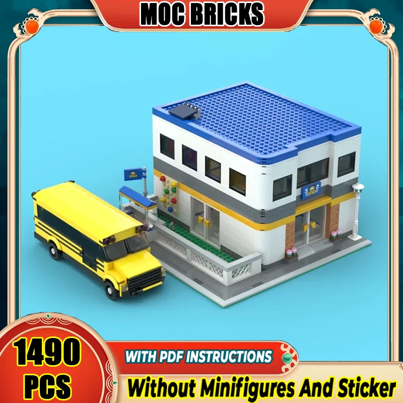 Street View Model Moc Building Blocks Schools and Buses Model Technology Brick DIY Assembly Construction Toy Holiday Gifts
Street View Model Moc Building Blocks Schools and Buses Model Technology Brick DIY Assembly Construction Toy Holiday Gifts