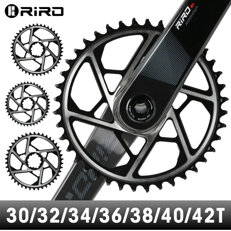 RIRO 9-12 Speed Bicycle Chainring Round Shape Narrow Wide Chainwheel Aluminum Alloy 30T 32T 34T 36T 38T 40T 42T Tooth Chainwheel
RIRO 9-12 Speed Bicycle Chainring Round Shape Narrow Wide Chainwheel Aluminum Alloy 30T 32T 34T 36T 38T 40T 42T Tooth Chainwheel