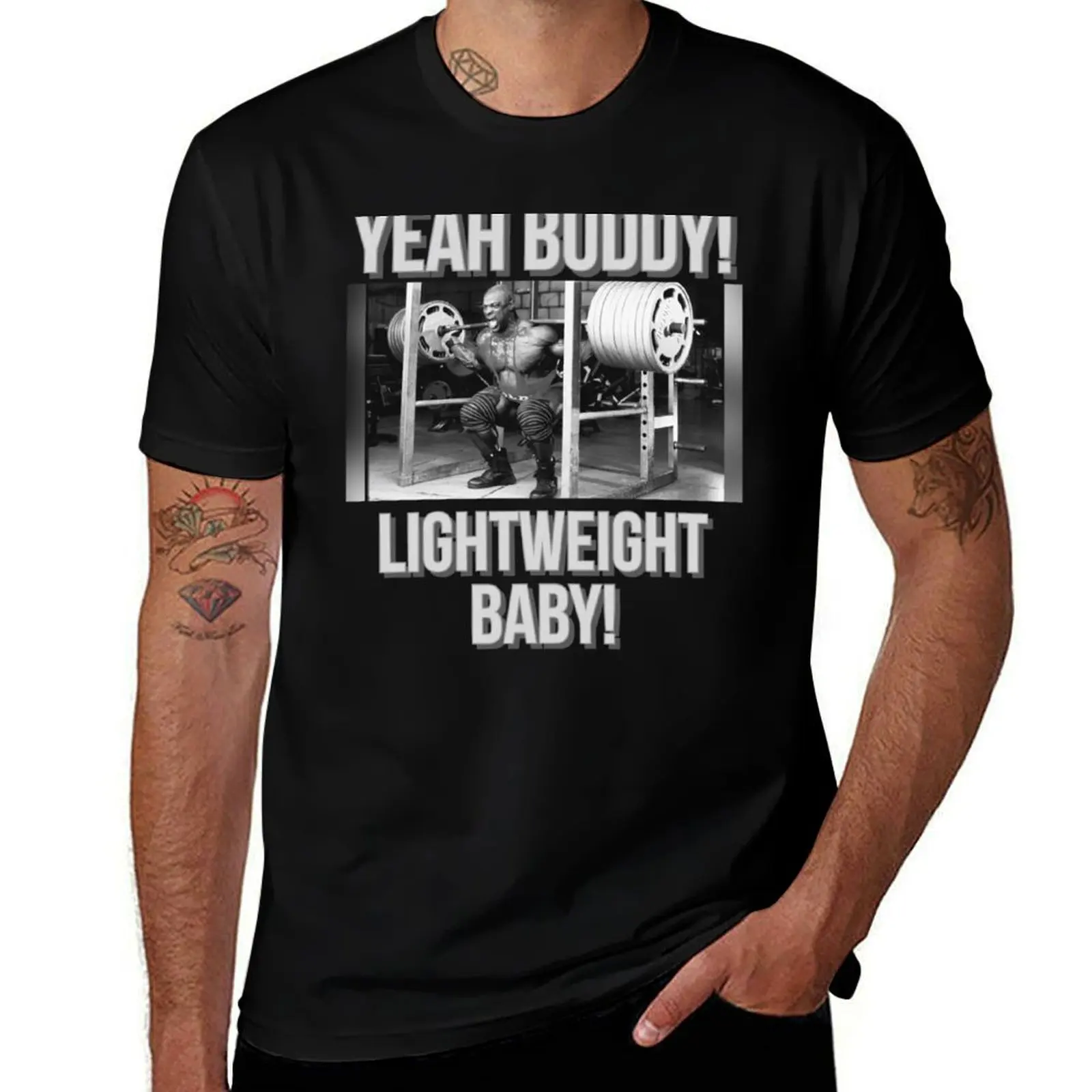 RONNIE COLEMAN LIGHT WEIGHT BABY T-Shirt Gym Exercise Short Sleeve T-Shirt
RONNIE COLEMAN LIGHT WEIGHT BABY T-Shirt Gym Exercise Short Sleeve T-Shirt