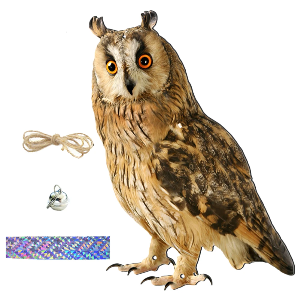Owl Wind Decorative Hanging Bird Deterrent Realistic Pastoral Garden Yard nament Hanging Bird Deterrents Scare Pendulum Outdoor
Owl Wind Decorative Hanging Bird Deterrent Realistic Pastoral Garden Yard nament Hanging Bird Deterrents Scare Pendulum Outdoor