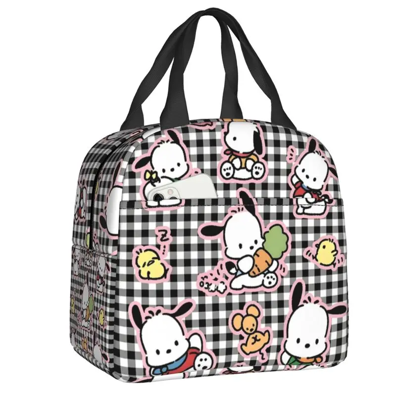 Пользовательский Pochacco Kawaii аниме термоизолированная сумка для обеда с мелодическим узором многоразовый контейнер для обеда для работы, школы, путешествий, коробка для еды
Пользовательский Pochacco Kawaii аниме термоизолированная сумка для обеда с мелодическим узором многоразовый контейнер для обеда для работы, школы, путешествий, коробка для еды
