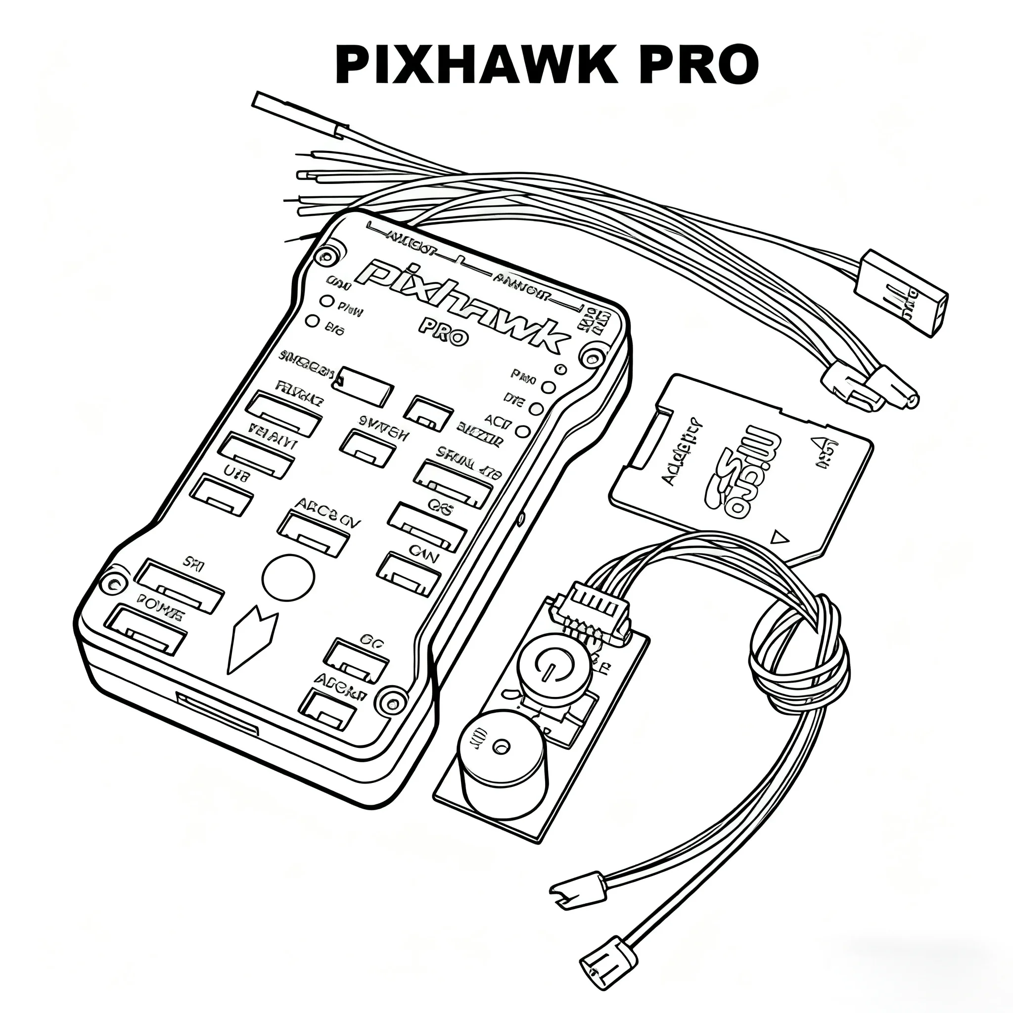 AN PixHawk PRO PX4 PIX 32-битный контроллер полета с кнопкой безопасности 4G SD-карты Автопилот Квадрокоптер Ardupilot ArduPlane ArduRover 
AN PixHawk PRO PX4 PIX 32-битный контроллер полета с кнопкой безопасности 4G SD-карты Автопилот Квадрокоптер Ardupilot ArduPlane ArduRover