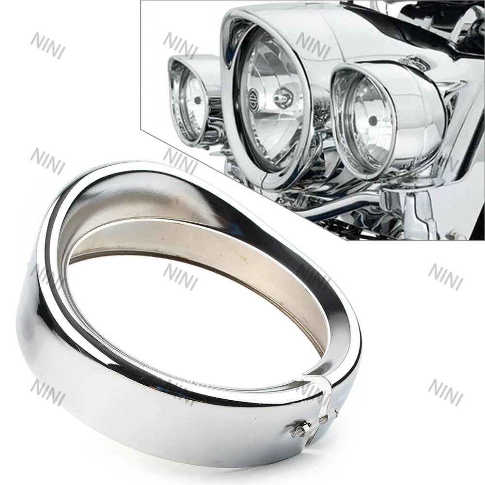 Motorcycle For Harley Touring 83-13 Road King 94-up FL Softail 94-13 7" Chrome Headlight Passing Lamp Decorate Trim Ring Visor
Motorcycle For Harley Touring 83-13 Road King 94-up FL Softail 94-13 7" Chrome Headlight Passing Lamp Decorate Trim Ring Visor