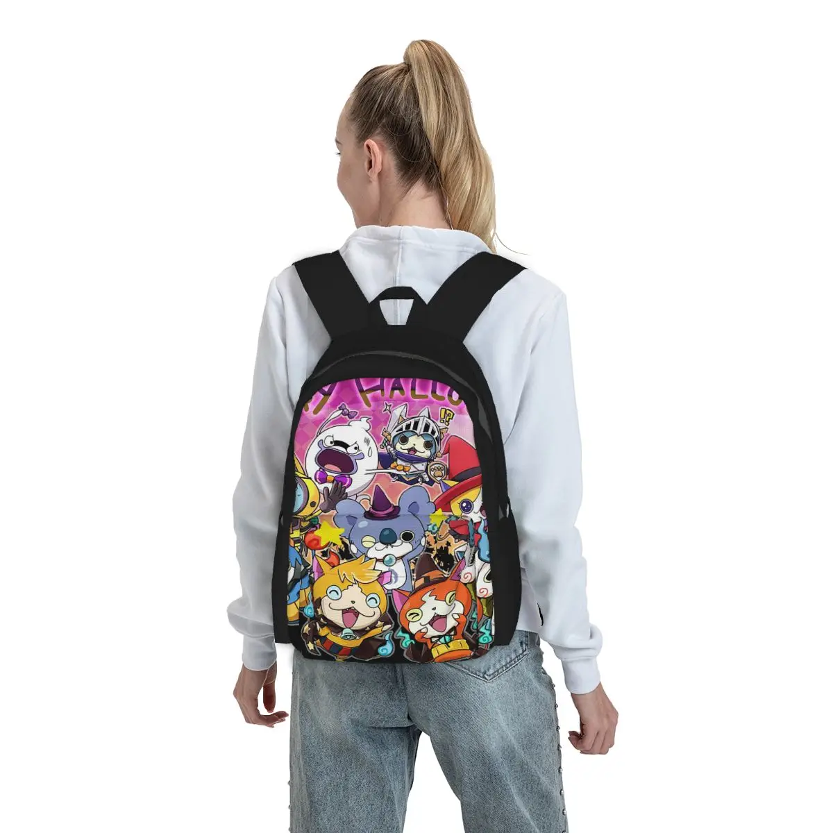 Yo-Kai Watch Cartoon Game Backpack Student BookBag Children School Bag Laptop Shoulder Bags for Men Women
Yo-Kai Watch Cartoon Game Backpack Student BookBag Children School Bag Laptop Shoulder Bags for Men Women