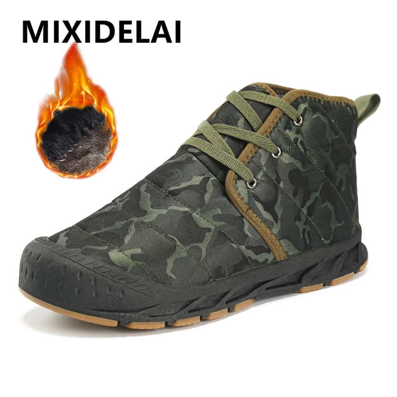 New Winter Sneakers Men's Boots Warm Plush Men Snow Boots Outdoor Non-Slip Camouflage Hiking Shoes Waterproof Men Ankle Boots
New Winter Sneakers Men's Boots Warm Plush Men Snow Boots Outdoor Non-Slip Camouflage Hiking Shoes Waterproof Men Ankle Boots