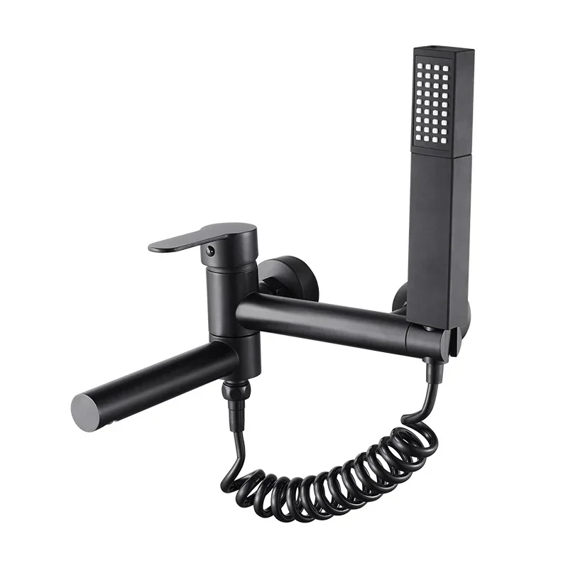 Bathroom Shower Faucet Single Handle Mixer Tap with Hand Shower Wall Mounted Sink Mixer Tap Bathtub Faucet
Bathroom Shower Faucet Single Handle Mixer Tap with Hand Shower Wall Mounted Sink Mixer Tap Bathtub Faucet