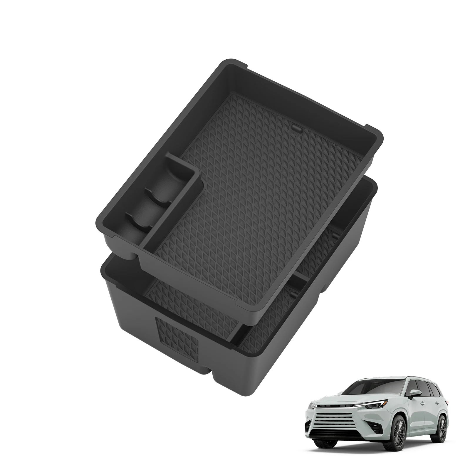 2Pcs for Lexus TX350/500H/500H+ 2024-2026 Car Center Armrest Box Double-Layer Storage Box Organizer Tidying Tray Accessories
2Pcs for Lexus TX350/500H/500H+ 2024-2026 Car Center Armrest Box Double-Layer Storage Box Organizer Tidying Tray Accessories
