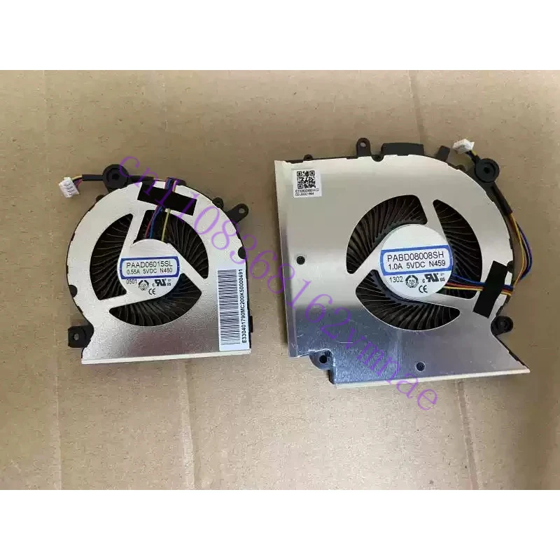 New Compatible GPU and CPU Fan for MSI Katana GF76 Pulse GL76 MS-17L1 GF66 11UC Pulse GL66 11UEK MS-1581 MS-1583 Series DC5V
New Compatible GPU and CPU Fan for MSI Katana GF76 Pulse GL76 MS-17L1 GF66 11UC Pulse GL66 11UEK MS-1581 MS-1583 Series DC5V