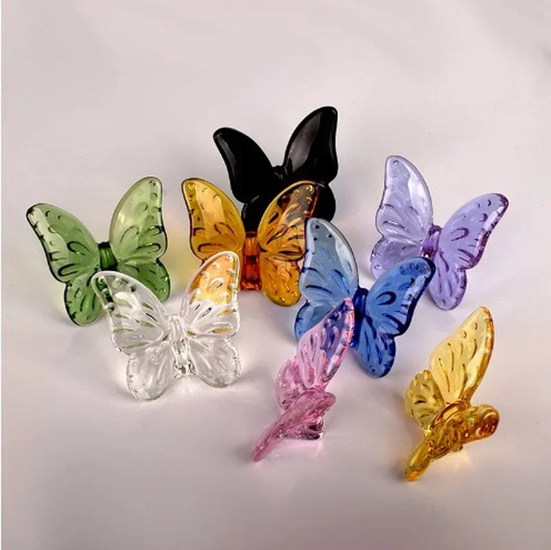 Colored Glaze Crystal Butterfly Ornaments Home Decoration Crafts Holiday Party Gifts
Colored Glaze Crystal Butterfly Ornaments Home Decoration Crafts Holiday Party Gifts