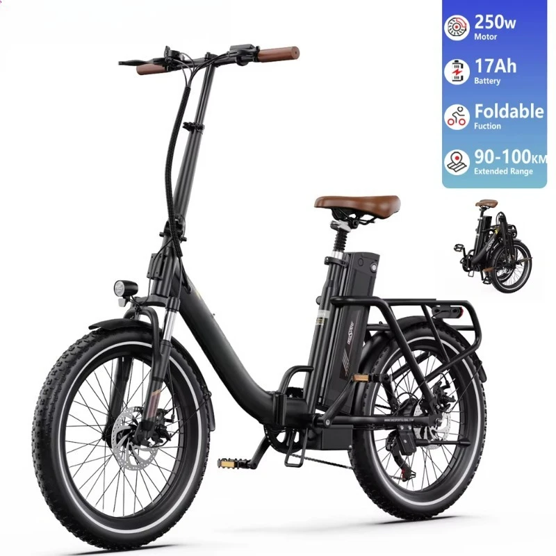 48V 250W Electric Hybrid Bike 20 Inch Fat Tire Mountain Bike with 7 Speed Steel Frame 48v Lithium Battery
48V 250W Electric Hybrid Bike 20 Inch Fat Tire Mountain Bike with 7 Speed Steel Frame 48v Lithium Battery