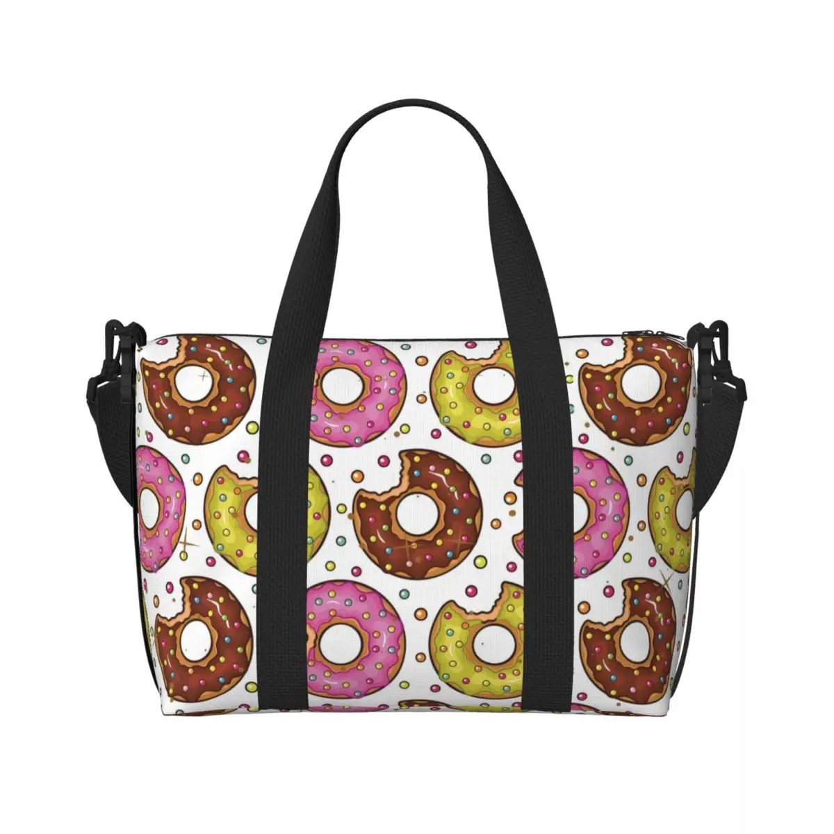 Custom Chocolate Donut Doughnut Beach Tote Bag Women Funny Pattern Food Large Compartment Beach Gym Travel Bags
Custom Chocolate Donut Doughnut Beach Tote Bag Women Funny Pattern Food Large Compartment Beach Gym Travel Bags