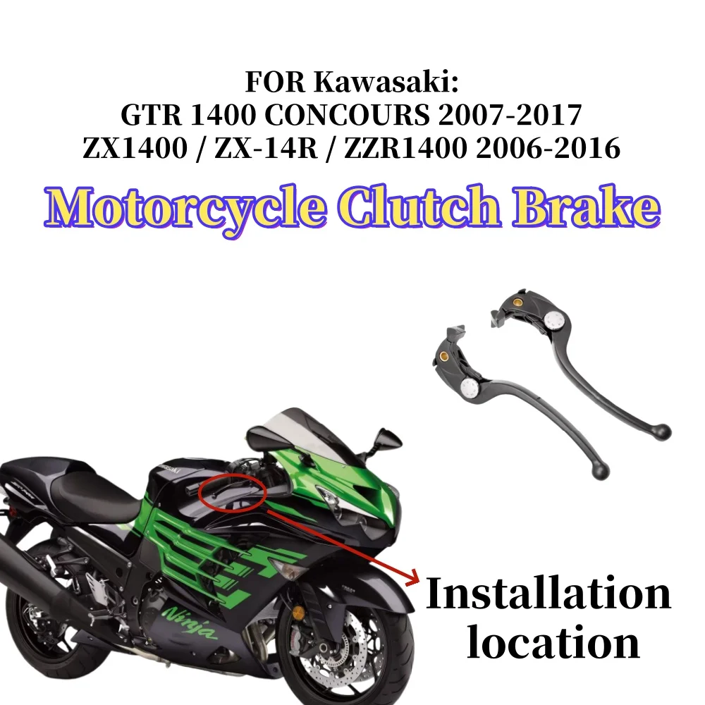 Leviers de Frein et d'Embrayage pour Moto Kawasaki, Short Foy, ZZR1400, ZX14R, ZX1400, GTR1400
Leviers de Frein et d'Embrayage pour Moto Kawasaki, Short Foy, ZZR1400, ZX14R, ZX1400, GTR1400